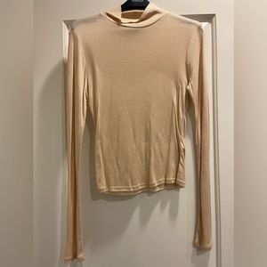 Topshop light long sleeve turtleneck